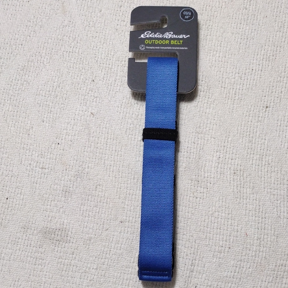 NWT Eddie Bauer Pacific Blue Trail Quick Release Belt Osfa 44"